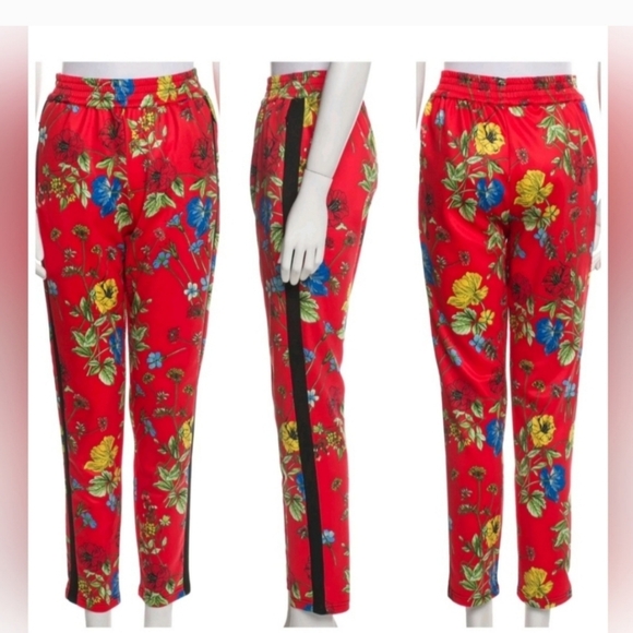 Alice + Olivia Floral Muticolor Straight Pant Size XS NWOT - Picture 5 of 10